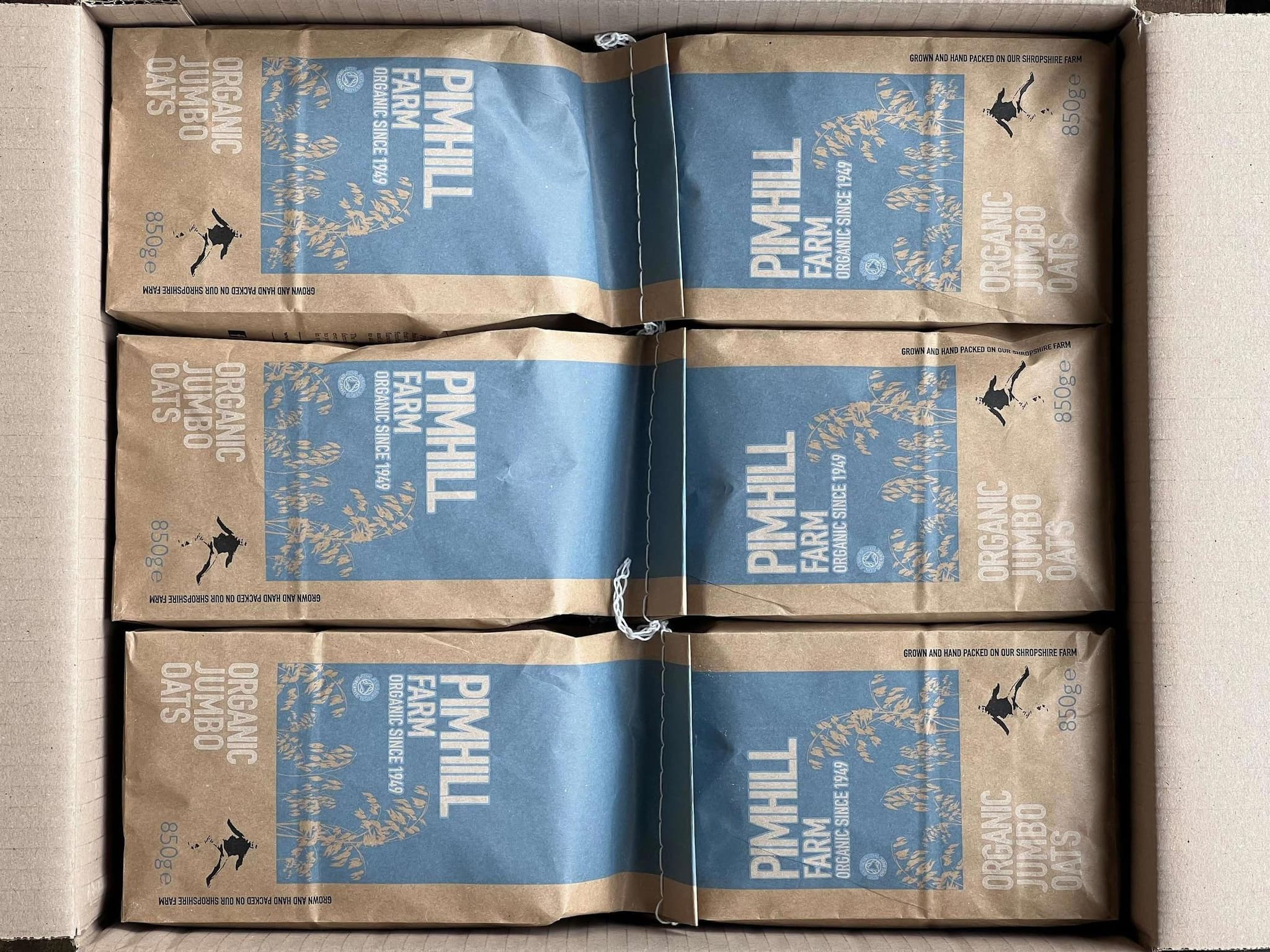 Pimhill Organic Jumbo Oats (850g)