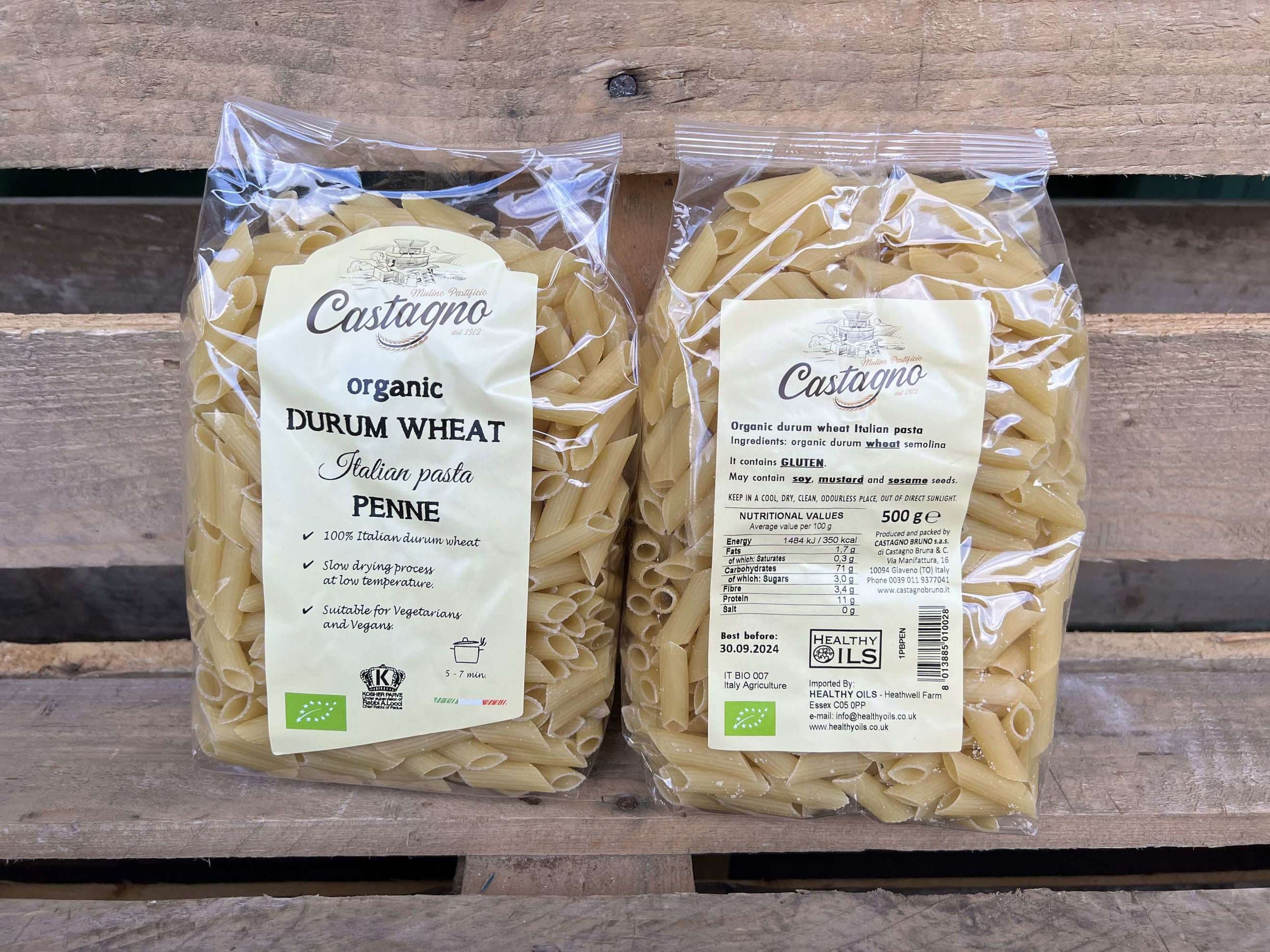 Organic Durham Wheat Penne (500g)